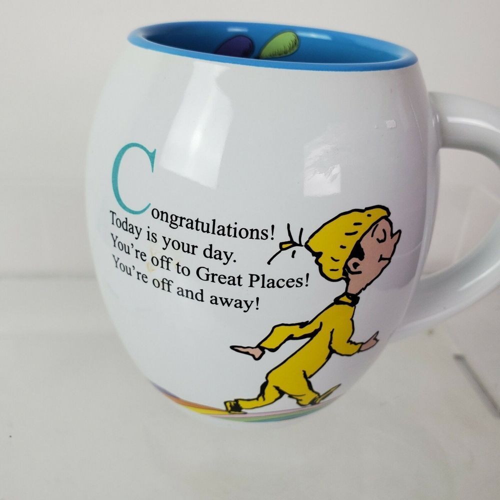 2018 Dr Seuss Ceramic Mug Congratulations Today is Your Day GUC